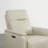 Top Grain Leather Dual Motor Swivel Glider Power Recliner with Power Headrest -117480052