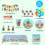 Puppy Dog Party Supplies,97pcs Dog Themed Party Decorations&Tableware Set