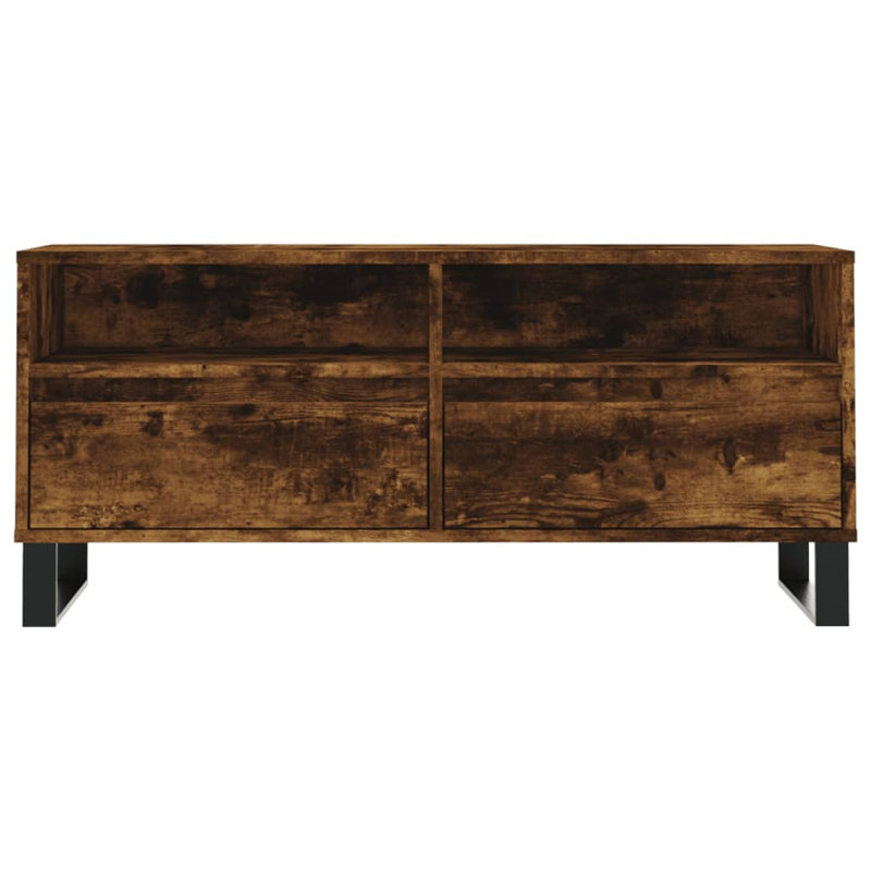 Siilata TV Stand, Smoked Oak