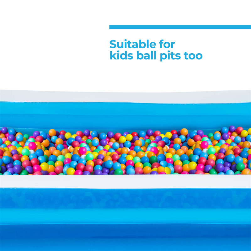 Hillington Jumbo Deluxe Rectangular Inflatable Family Swimming Pool 3.05m (120")
