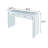 Console Table, Mirrored & Faux Diamonds