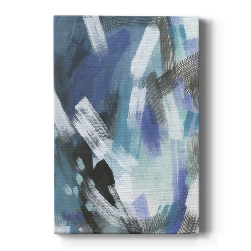 Aquatic Crosshatch II - galerie sur mesure Cavas, H 27 po x l 18 po
