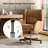 Caden Miriam Modern Wingback Chenille Swivel Tilting Simple Assembly Office Chair-54640767