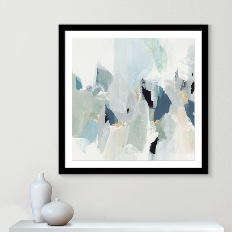 «Little Talks II» par Isabelle Z - reproduction d'art sur toile, H 31,5 po x l 31,5 po, Toile avec cadre photo, Noir
