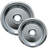 2 Piece Cooktop Style F Canadian Plug-in Electric Range Drip Pan Set-14383218