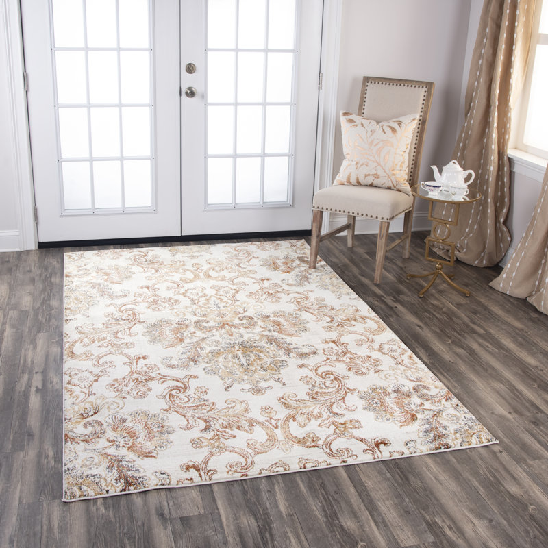 Fareham Floral Indoor Rug, Rectangle 5'3" x 7'6"