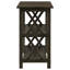 Console Deep Merlot avec 2 tablettes