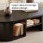 Table basse ovale en ardoise