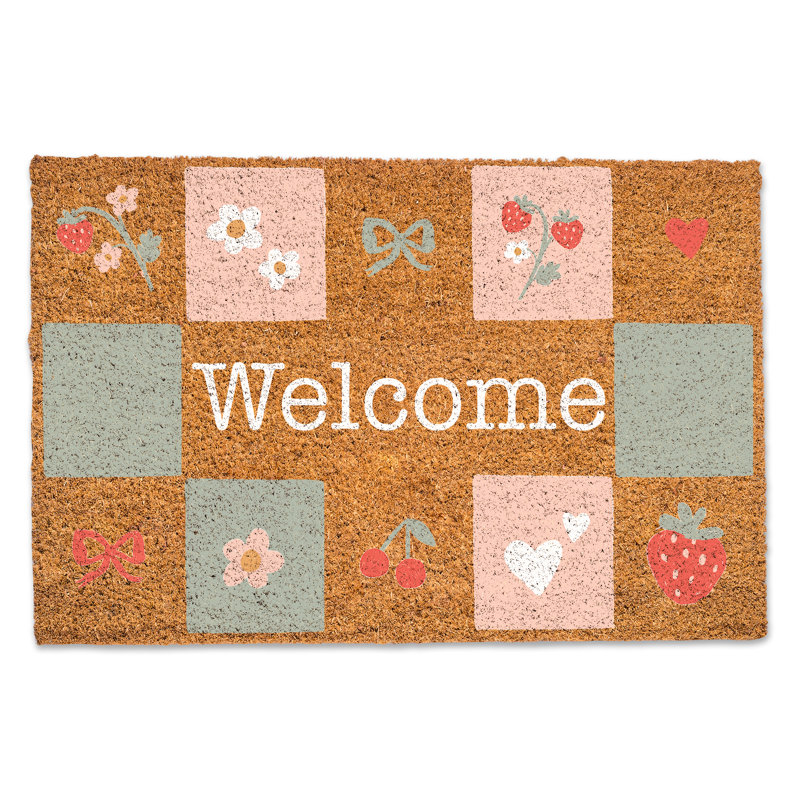 Tapis de porte Welcome Check 30 x 20