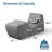 Zinus Lotus Reclining Foam Chaise Lounge-49858321