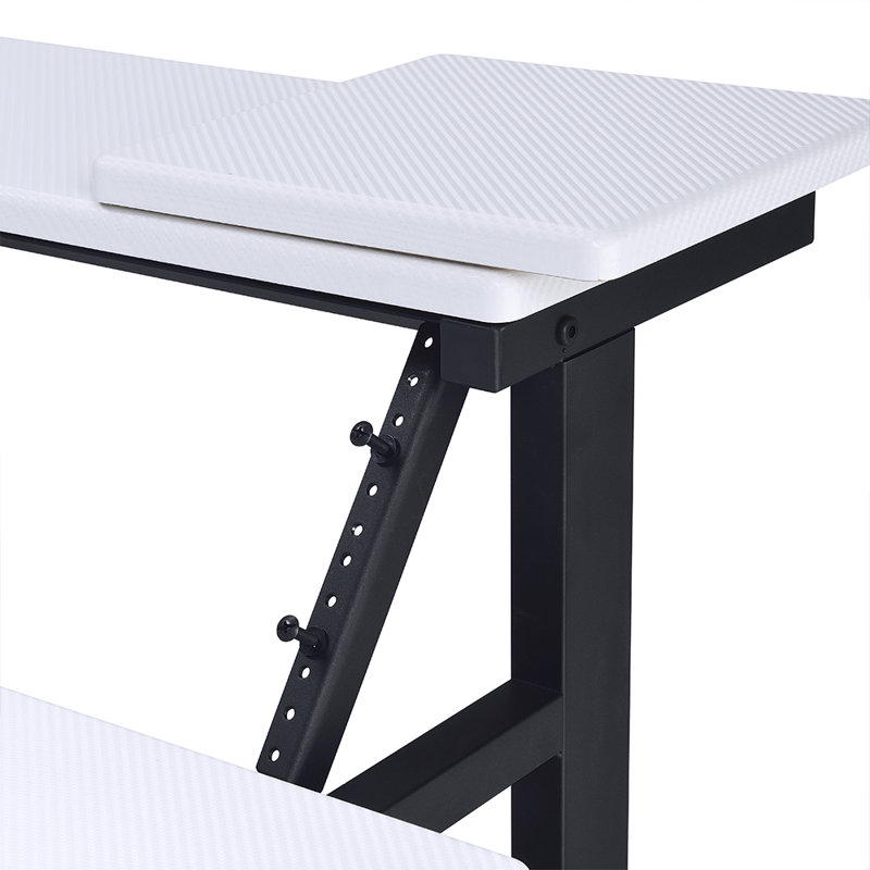Saida Music Desk, White/Black