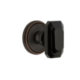 Grandeur Concealed Screw Mechanism Geometric Knob with Circle Rosette