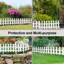 Delhomme 29 cm H x 48 cm W Plastic Lawn Edging Fencing with 4 Panel(s) Included