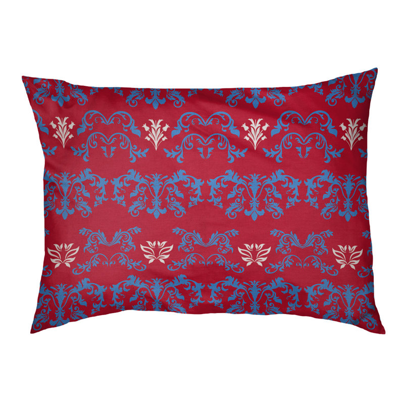 Lit pour chat Houston Houston, Taille moyenne - L 32,5 po x l 42,5 po, Red/Blue/White/Black Back