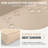 Outdoor 4" Thick Replacement Cushion Set Seat/Back Cushion (Set Of 3 Seats , 3 Backs , 2 Short Backs , 1 Footrest)-105763686