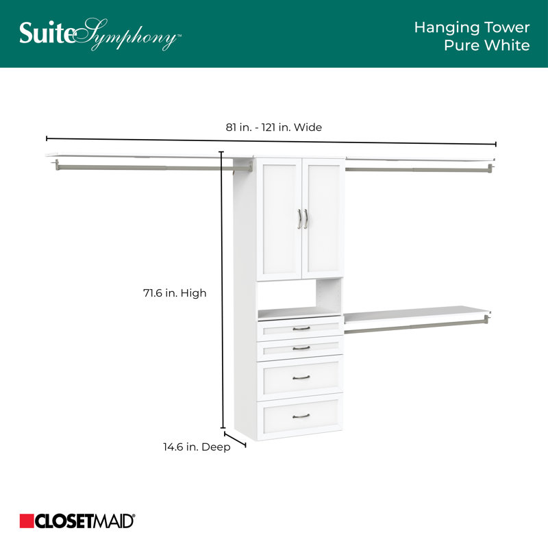 Ensemble de garde-robe suspendu SuiteSymphony