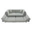 Canapé en éponge à rayures Striped Boucle-755160744