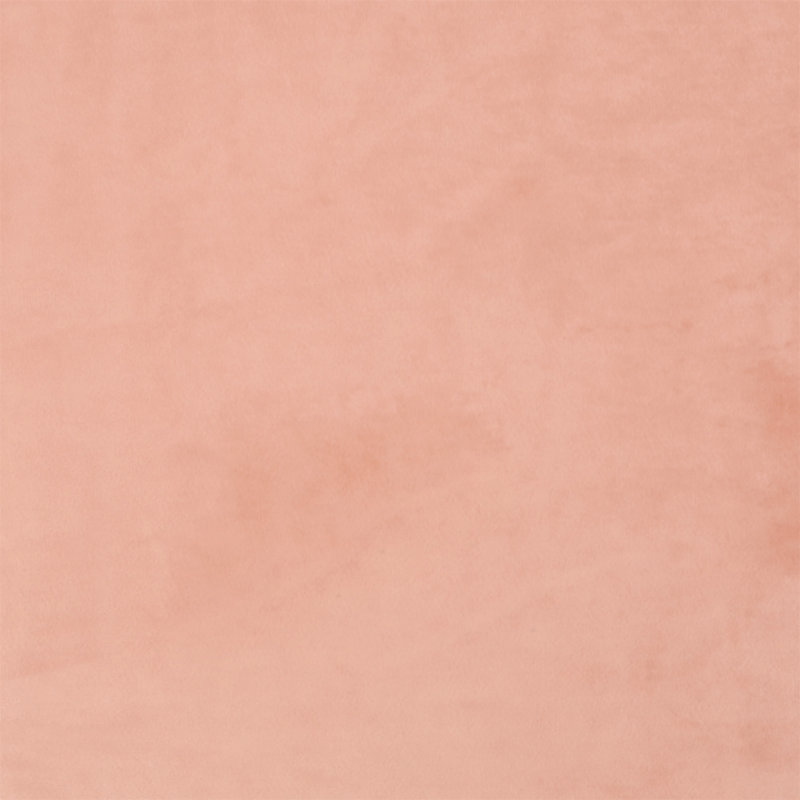 Fauteuil à billes en velours de coton avec accoudoirs Allea, H 30 po x l 40 po x P 40 po, Velours rose