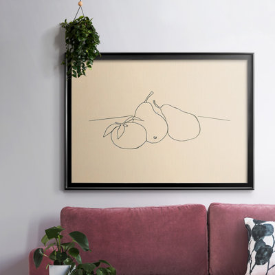 «Fruit Line Dessin IV», galerie tendue sur toile tendue