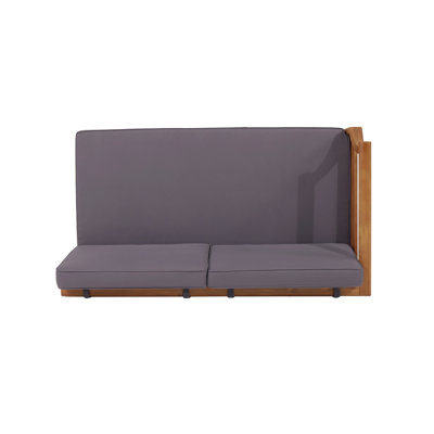 Ensemble de canapé 4 pièces, gris foncé