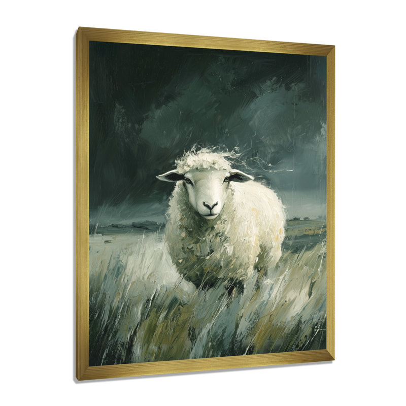 «Dubrule», reproductions d'art mural animaux, H 20 po x l 12 po, Reproduction encadrée d'une seule photo, Doré