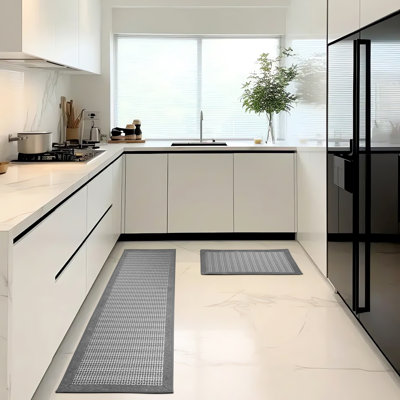 Non Slip Kitchen Rugs Sets Of 2 - Extra Large 20"X71" + 20"X32" Runner Rugs For Kitchen Floor Non Skid Washable, Absorbent Kitchen Mat For In Front Of Sink 2 Piece