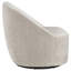 Fauteuil d'appoint pivotant Leon Chenille beige-133277213