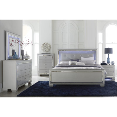 Ensemble de chambre avec lit tapissier Guistino