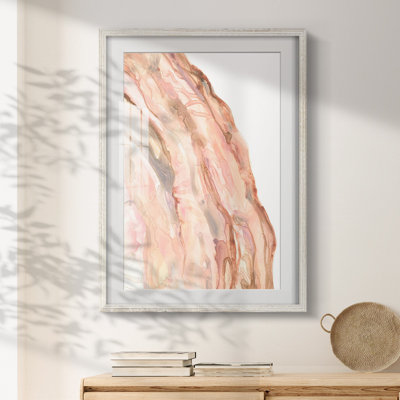 Rose Quartz I -Framed Print