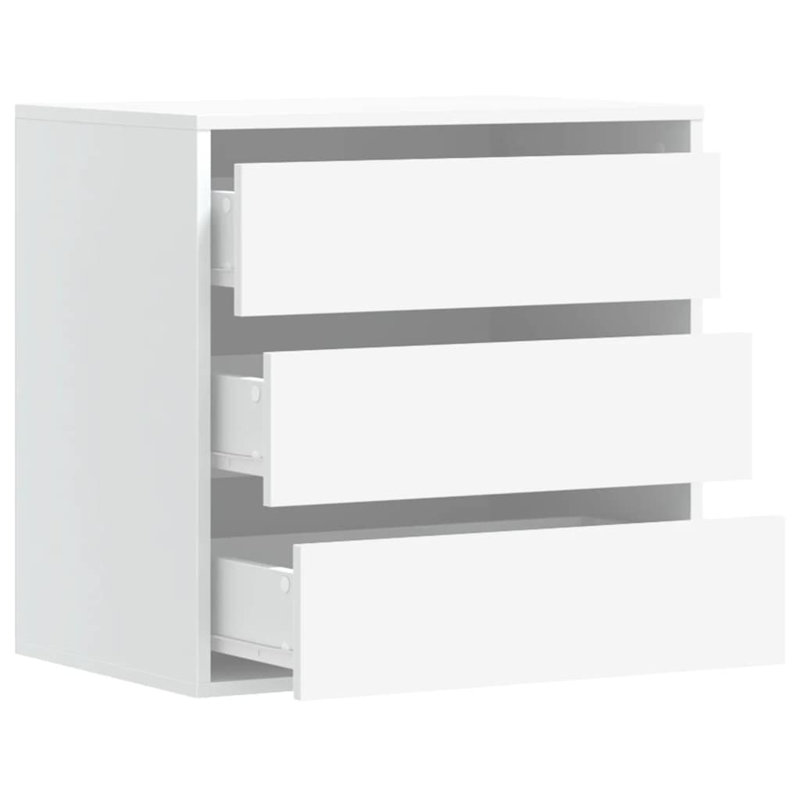 Asmarina Rectangle Accent Chest, White, 58cm H x 60cm W x 41cm D