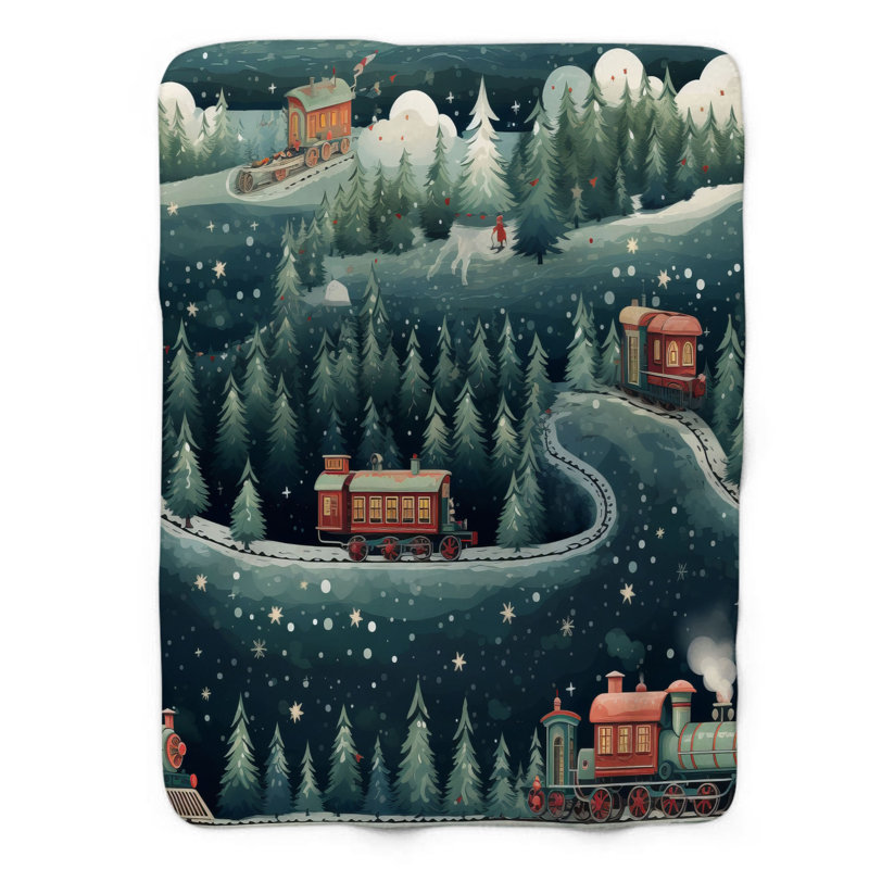 Couverture polaire 1 pièce Premium Adventure, Grand lit