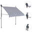 Dakota Fields 120cm D Polyester Cover Retractable Window Awning-488838996-511365149