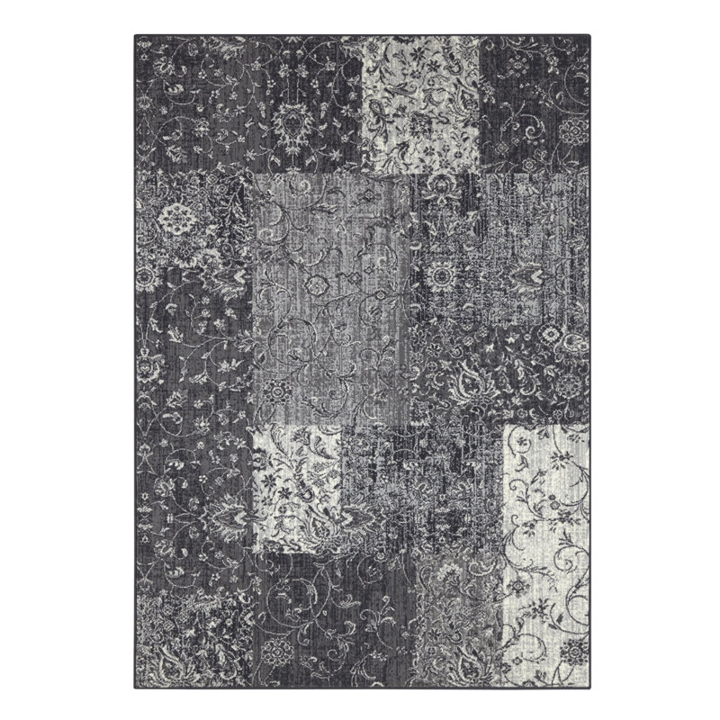 Celebration Kirie Flatweave Light Grey Rug, Rectangular 80 x 150cm
