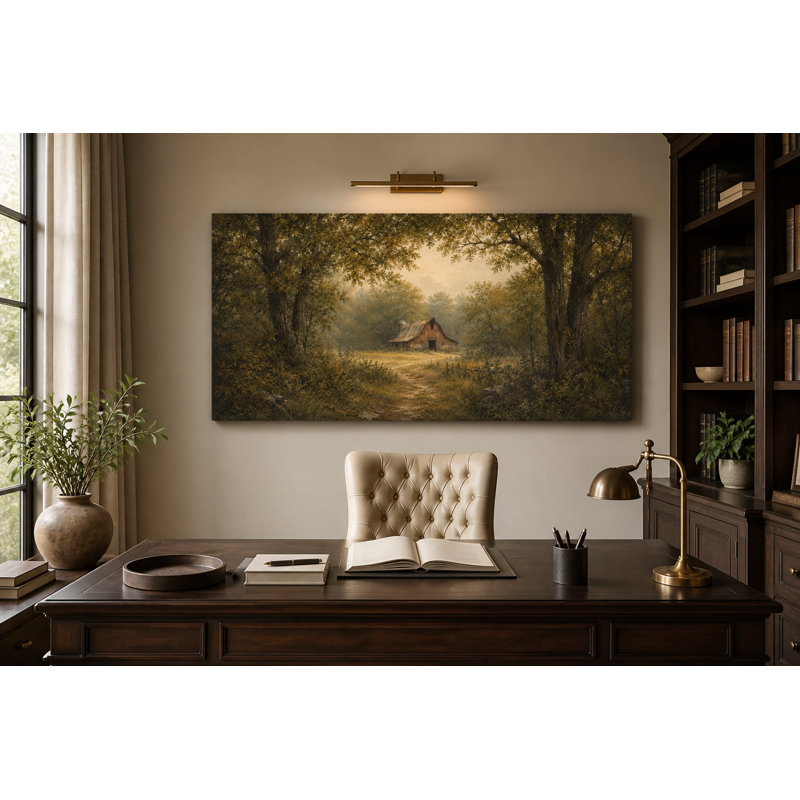 Art mural sur toile panoramique, H 27,5 po x l 55 po x P 1,5 po