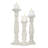 18'' H Wood Tabletop Candlestick-1103655806