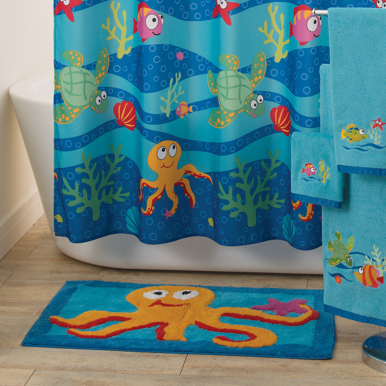 Adamol Bath Rug Zoomie Kids