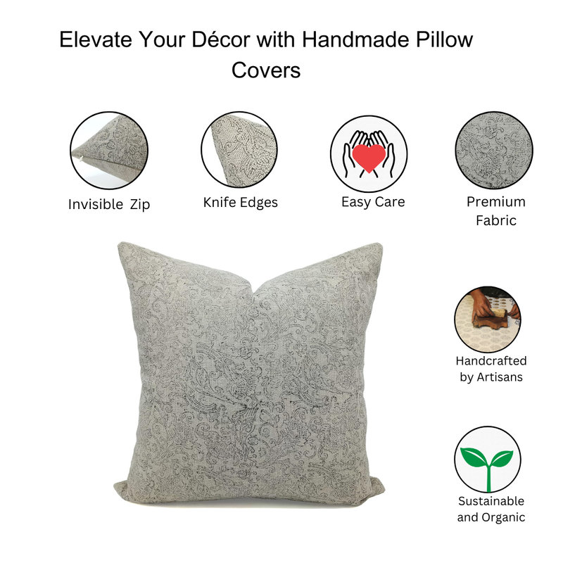 Linen Square Indoor/Outdoor Pillow Cover, 14" x 36"