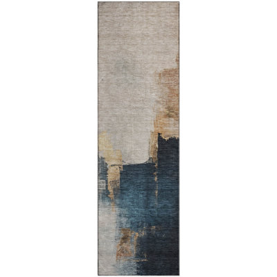 Premium Machine Washable Dahl AMF1071 Abstract Rug