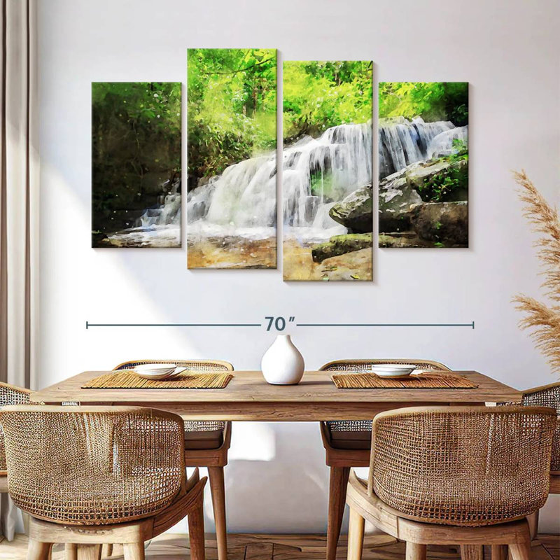 Alvord Realistic Waterfall, 42" H x 68" W
