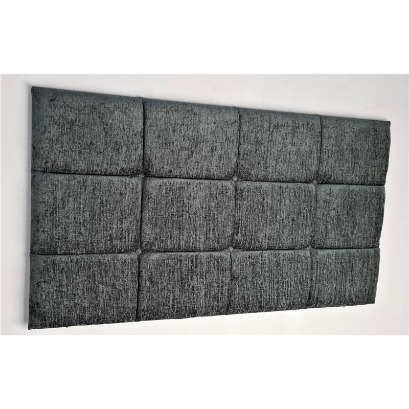 Lanoka Upholstered Headboard, Kingsize (5'), Grey