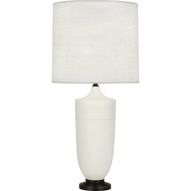 Hadrian Adjustable Table Lamp, Matte Lily/Deep Patina Bronze