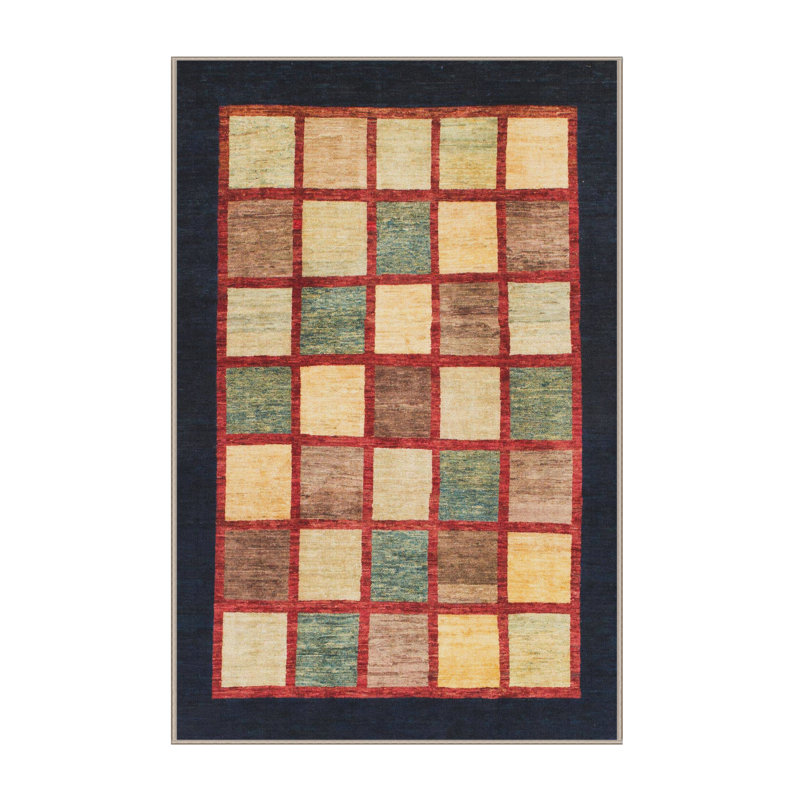 Abstract Indoor Rug, Rectangle 5' x 8'