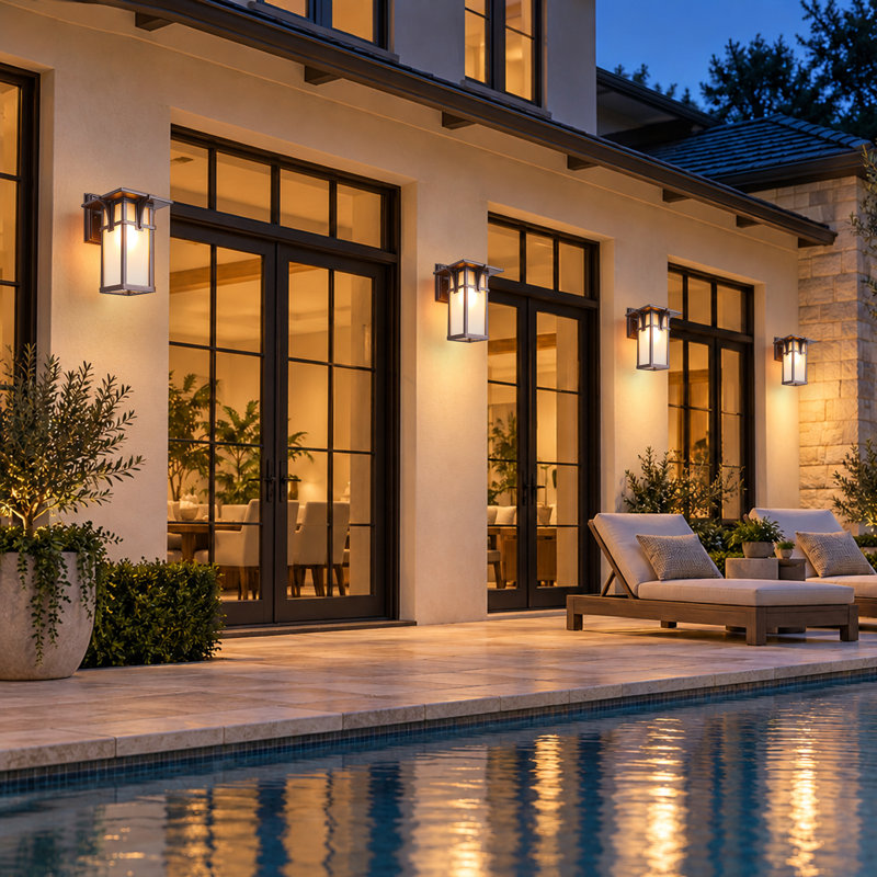 Glass Wall Light