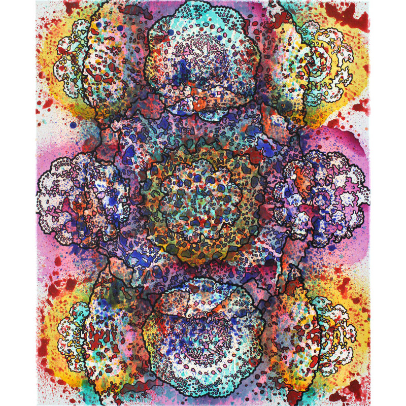 Stain 23 Print by Katie Schutte, 21.25" H x 17.25" W