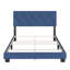 Structure de lit tapissier avec tête de lit Diamond Linen-1427847245-1427847242