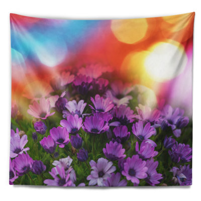Tapisserie floral magnifique little purple