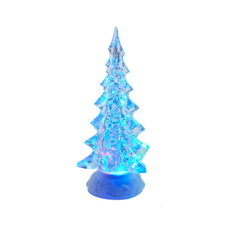 Ensemble de table d’arbre à del avec mouvement à piles