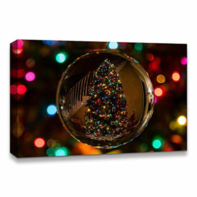 Christmas Tree X01 - Wrapped Canvas Photograph