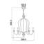 Augustine 5 - Light Candle Style Chandelier
