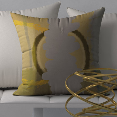 Abstract Throw Pillow